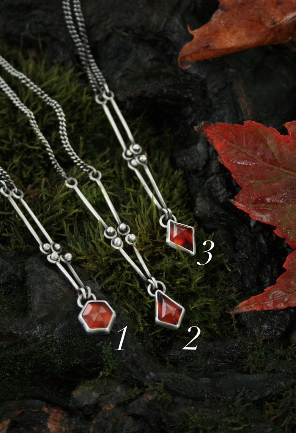 Hessonite Garnet Necklaces 1
