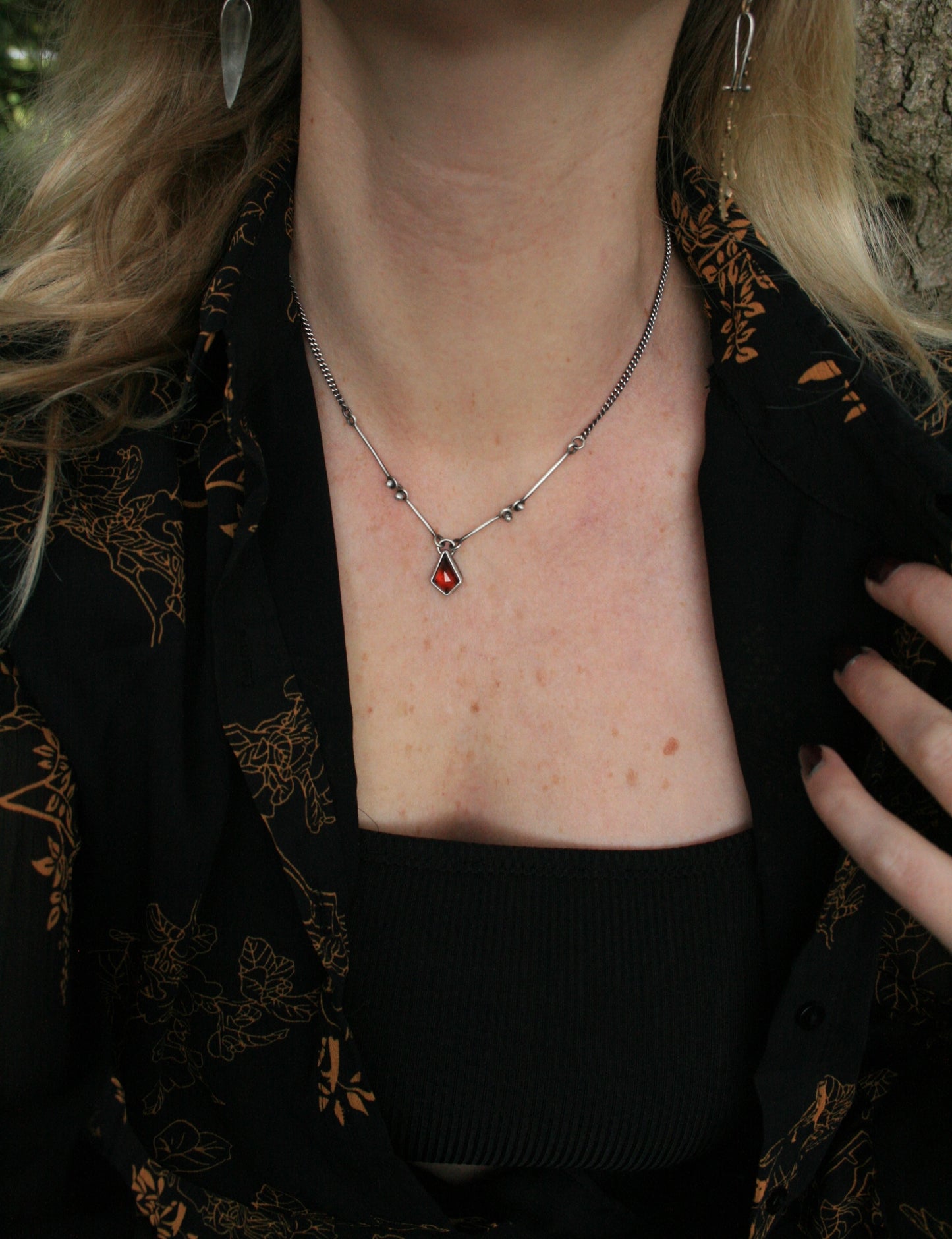 Hessonite Garnet Necklaces 1