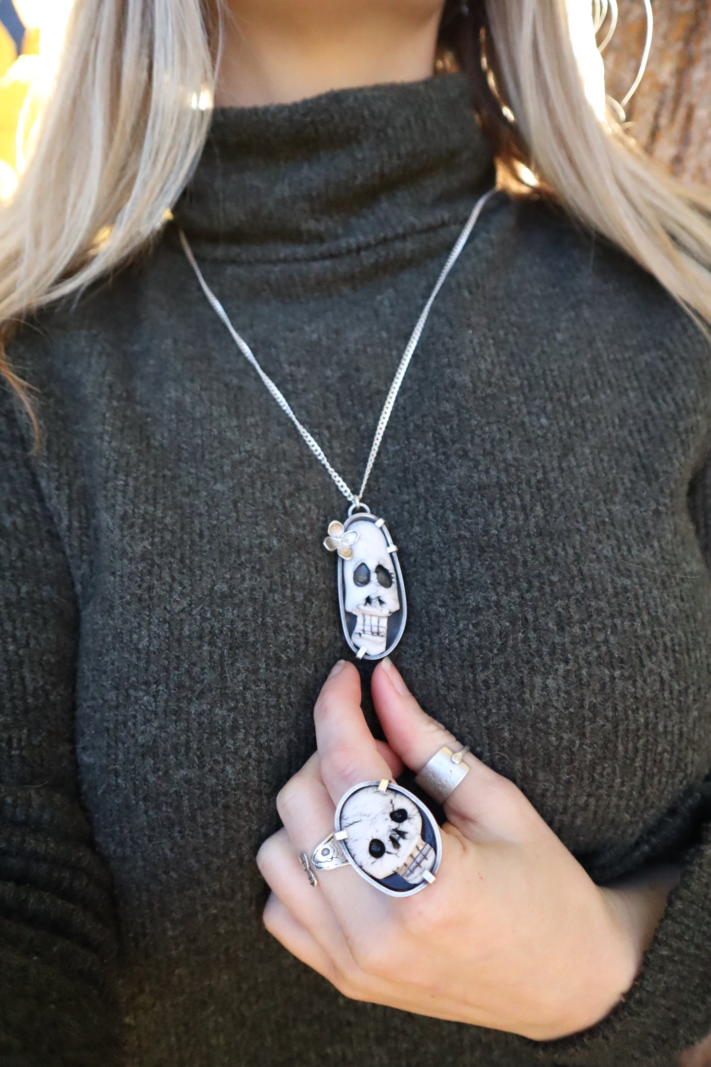 Skull Ring / Size 8.5