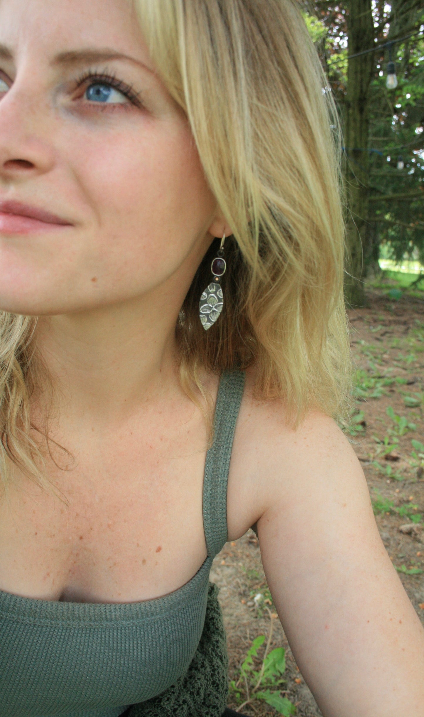 Ruby + Lilac Earrings