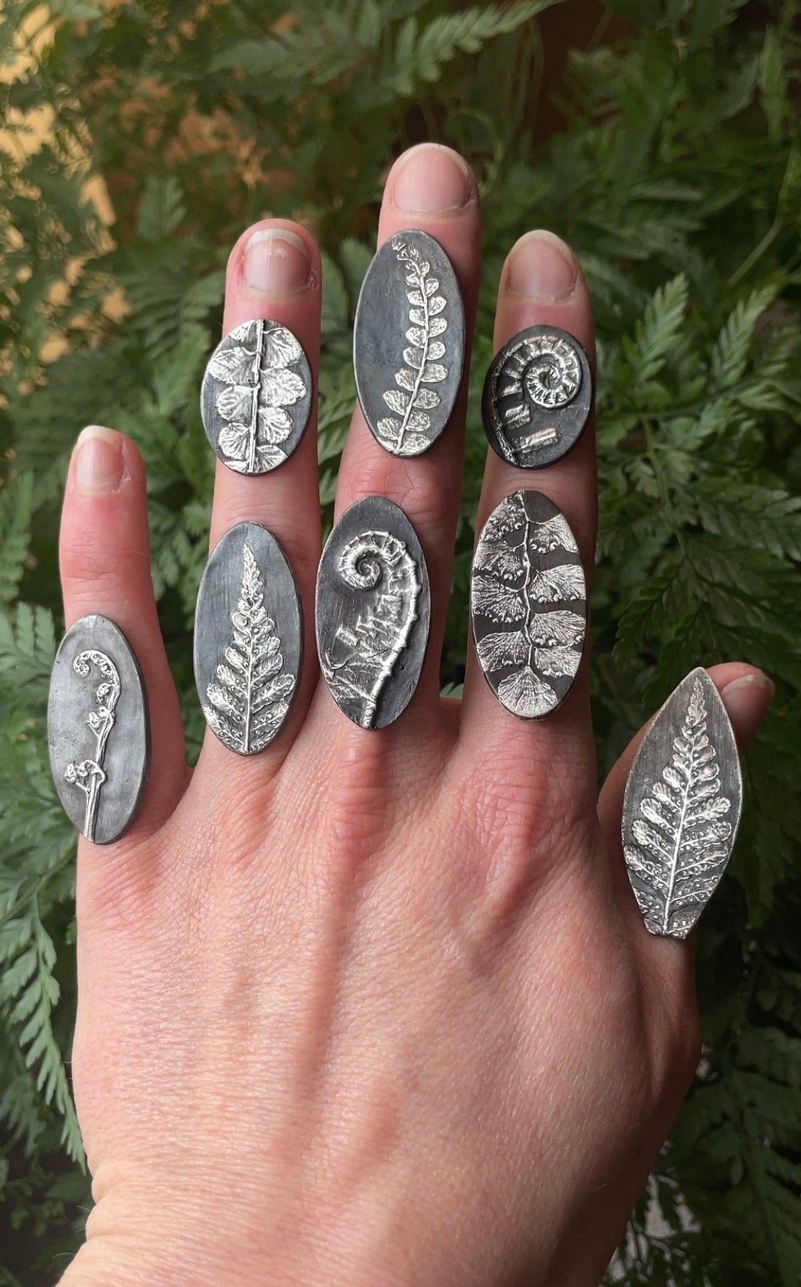 Kyanite + Fern Necklace