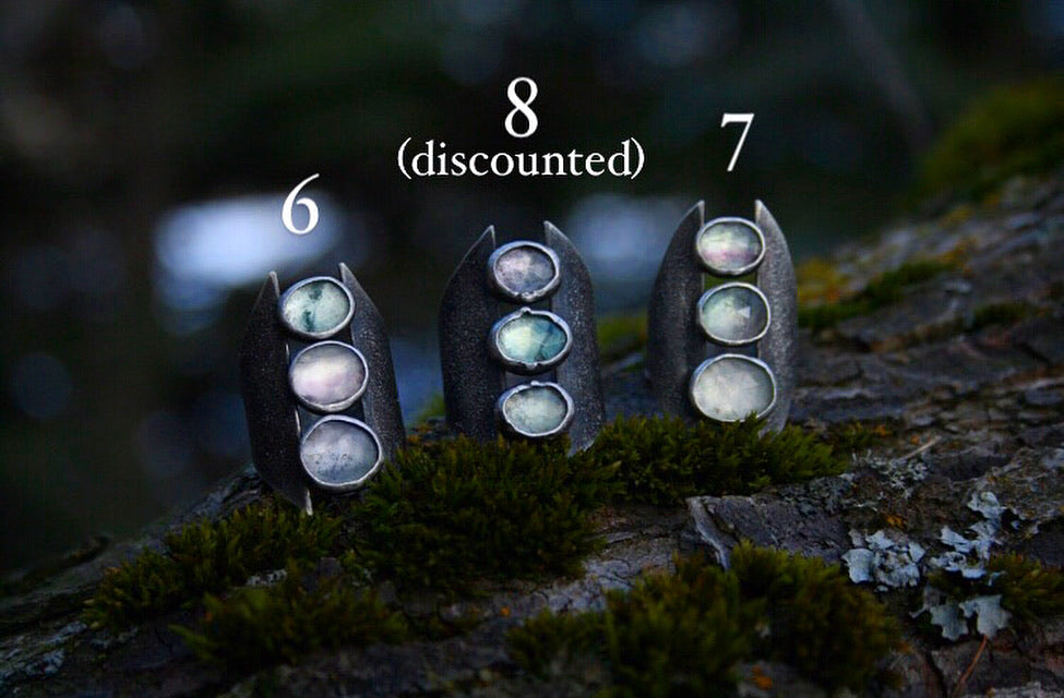 Fluorite Shield Rings