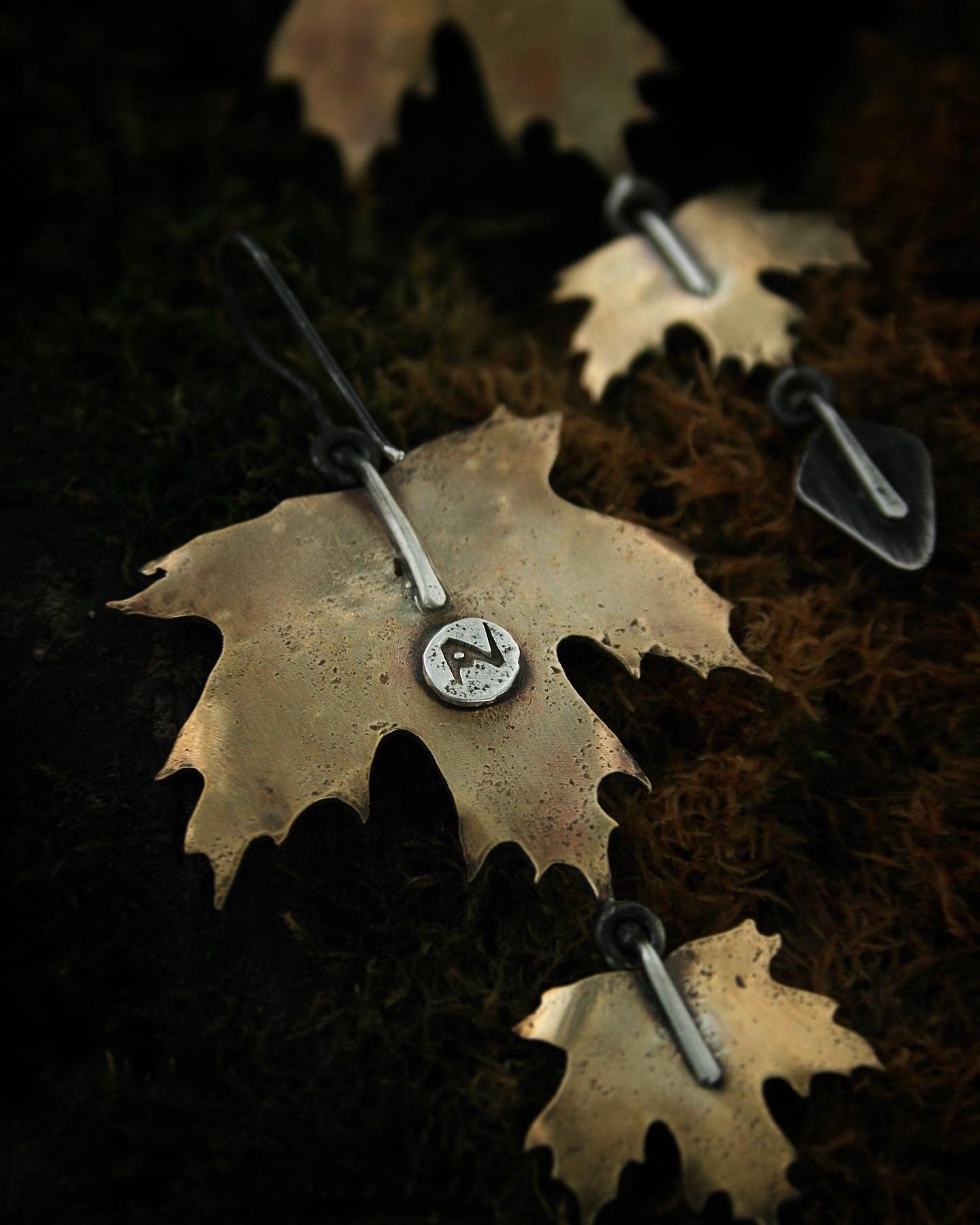 Maple + Garnet Dangles