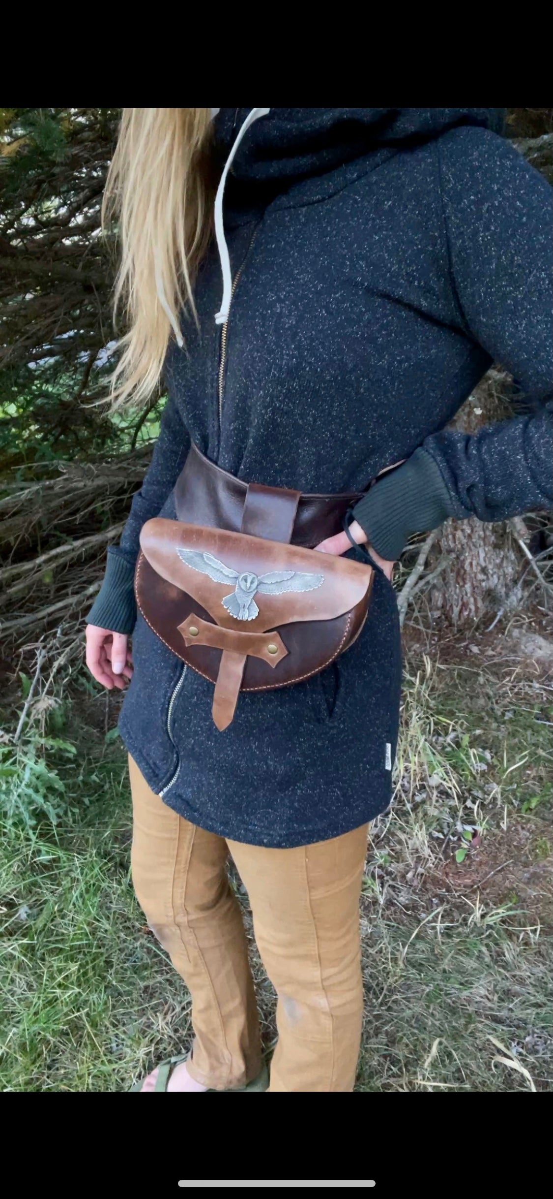 Barn Owl Belt Bag