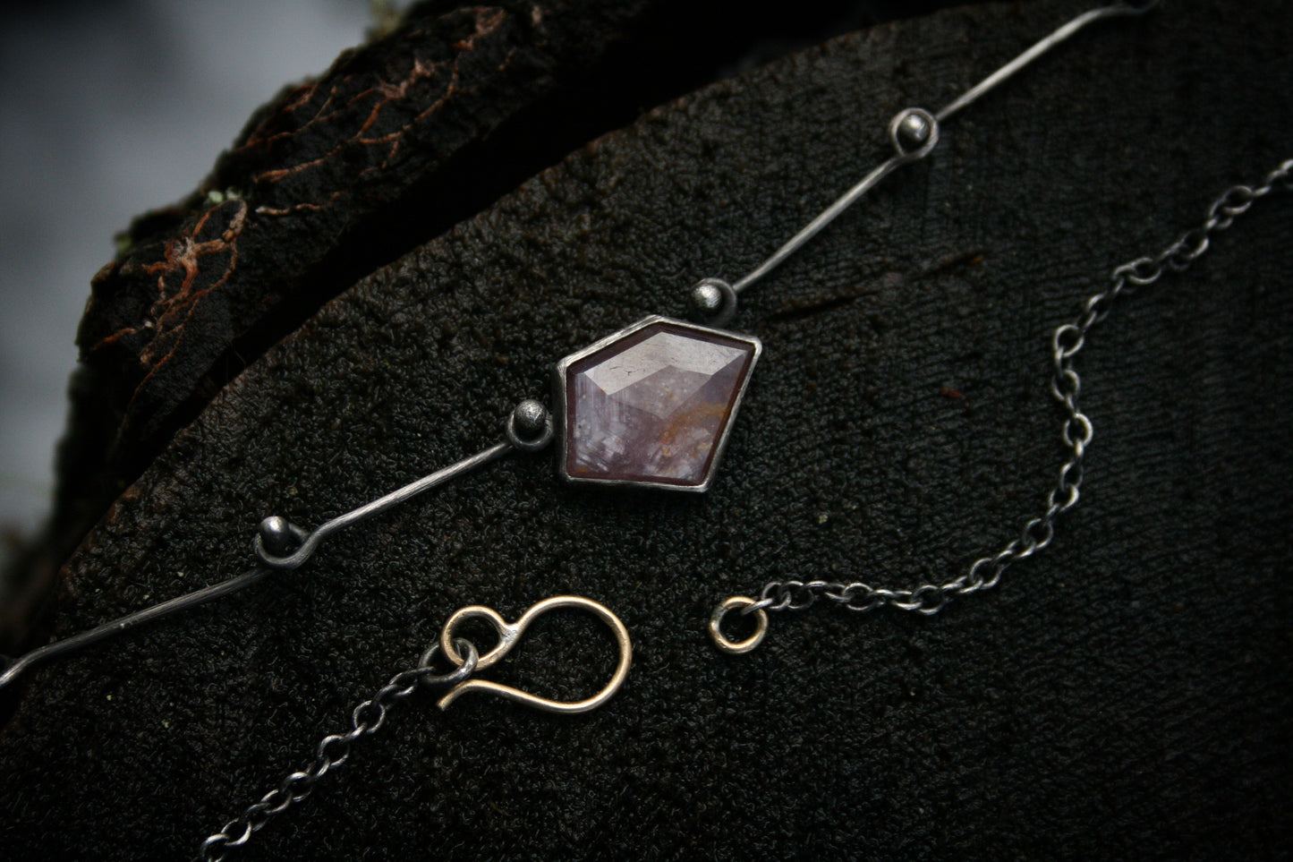 Sapphire Necklace // 16” chain