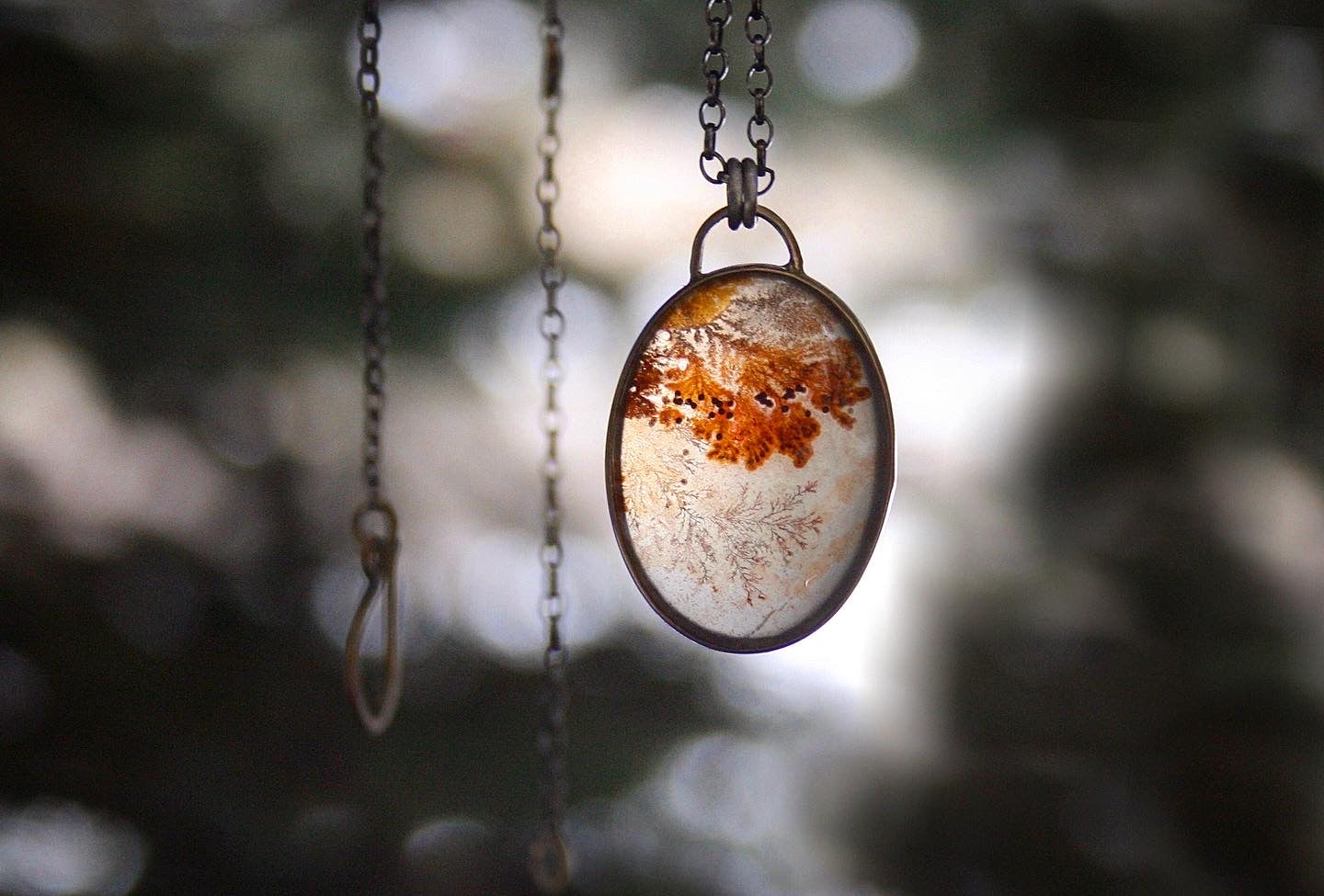 Dendritic Agate Necklace 2