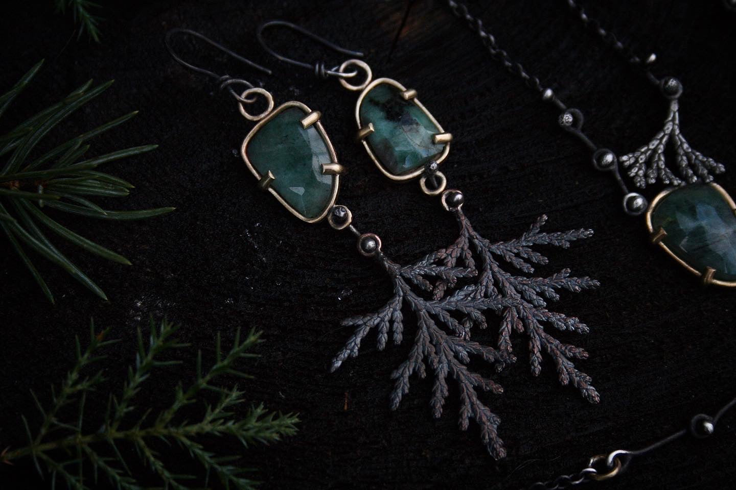 Emerald Forest Earrings