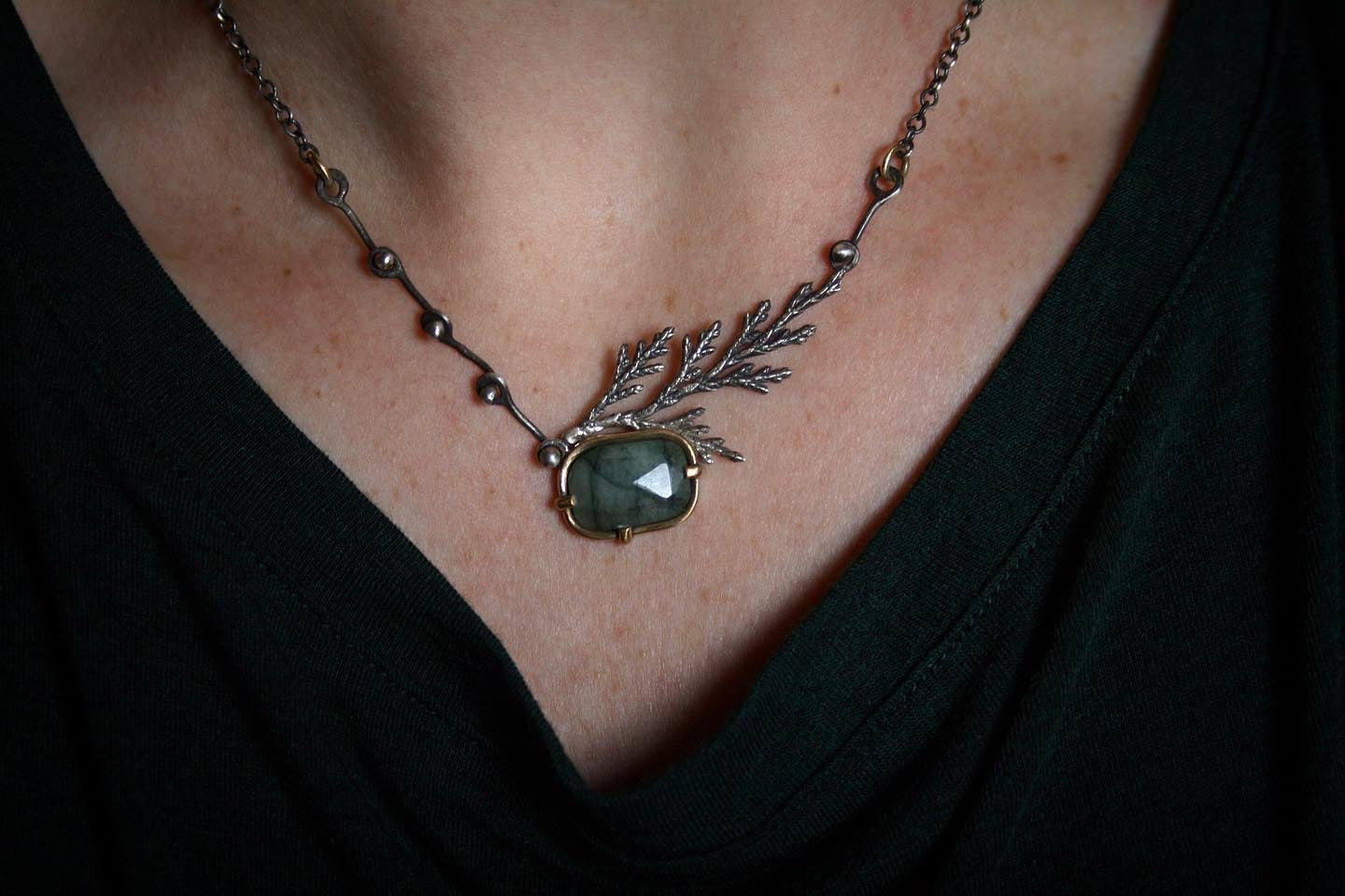 16” Emerald Forest Necklace