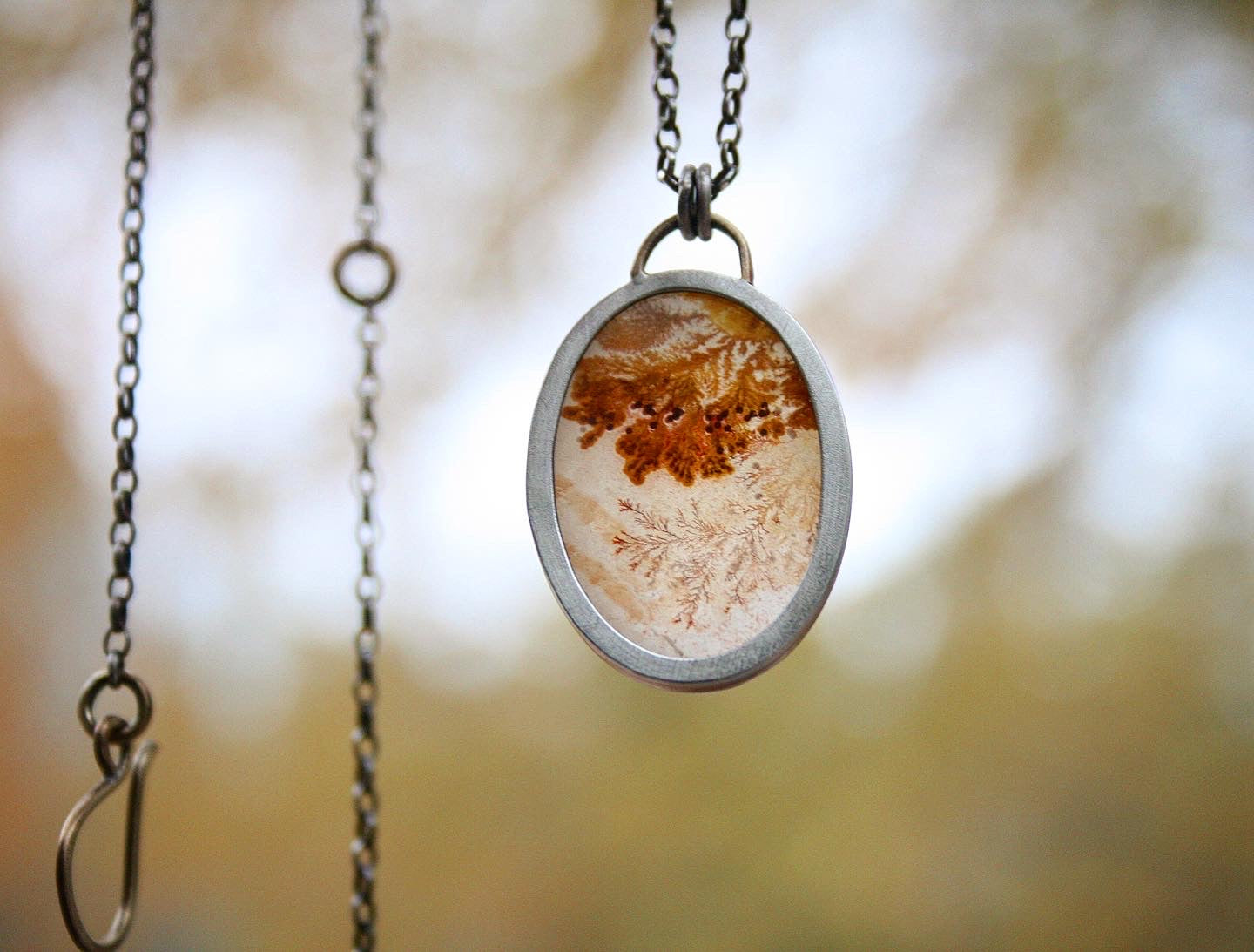 Dendritic Agate Necklace 2
