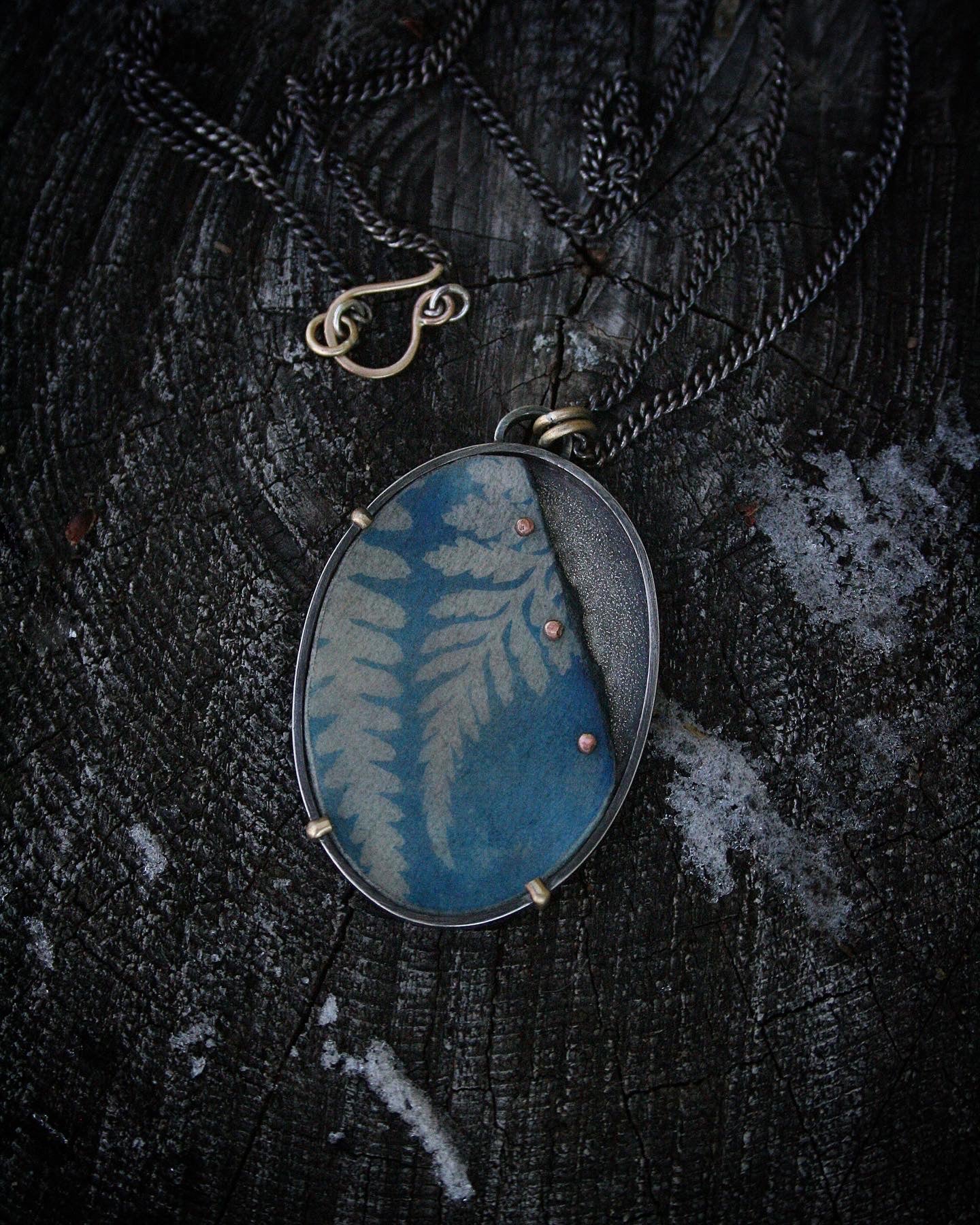 Botanical Rawhide Necklace