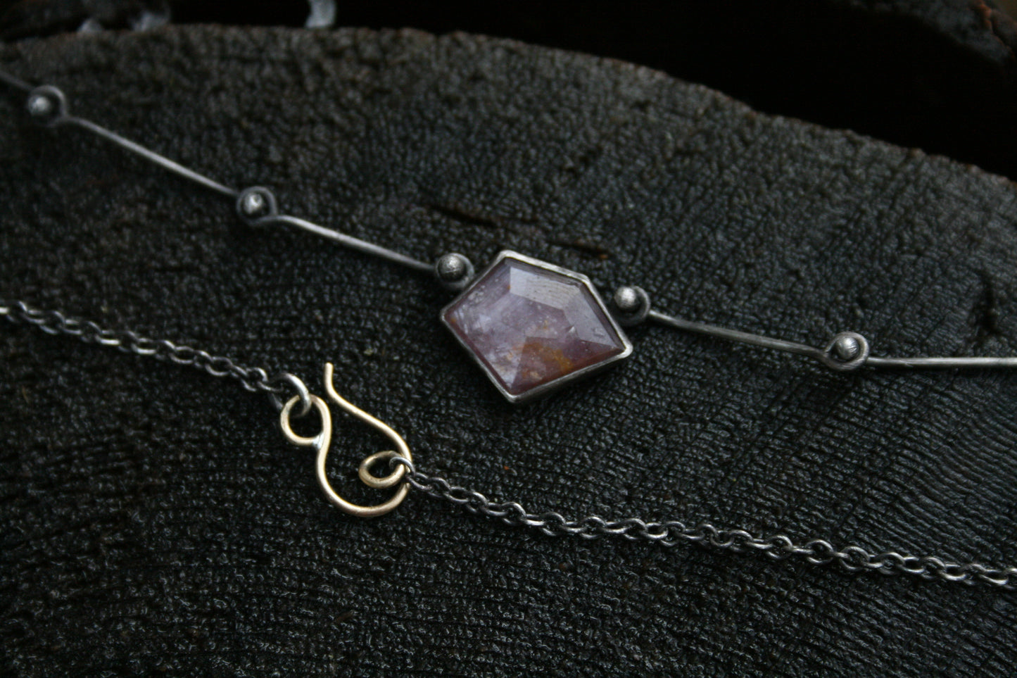 Sapphire Necklace // 16” chain