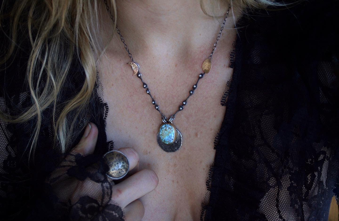 Blue Moon Necklace