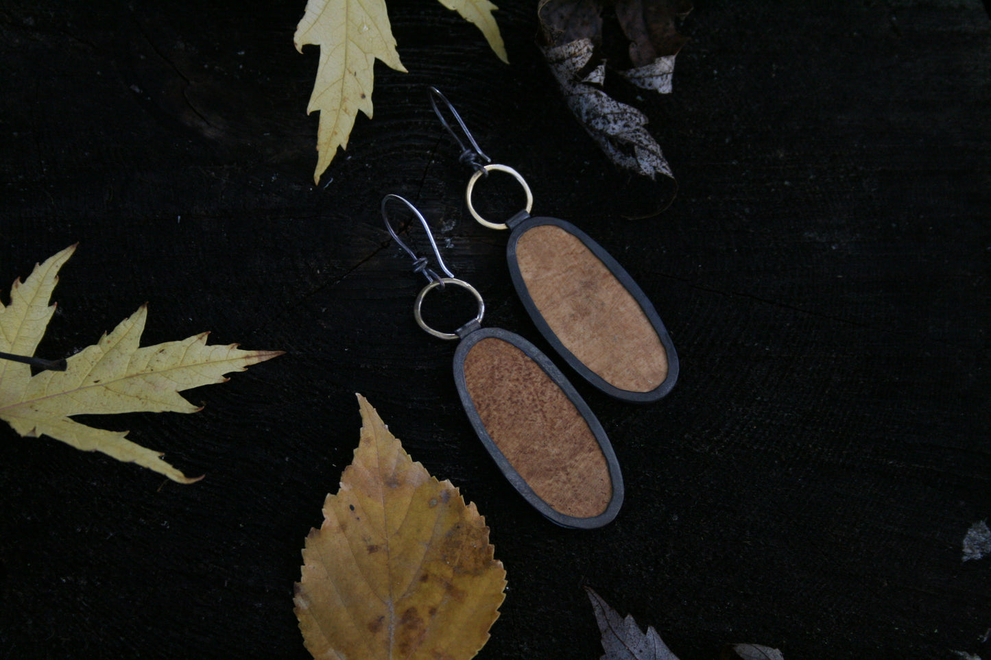 Birch Leaf Earrings