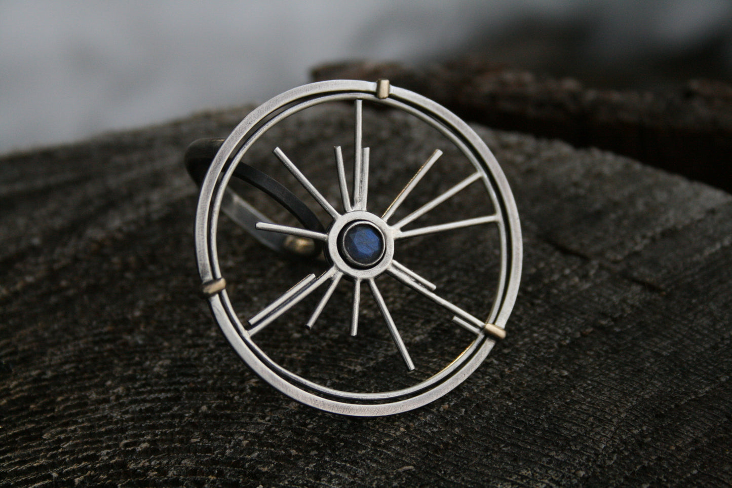 The Pale Blue Dot Ring // Size 7-7.25