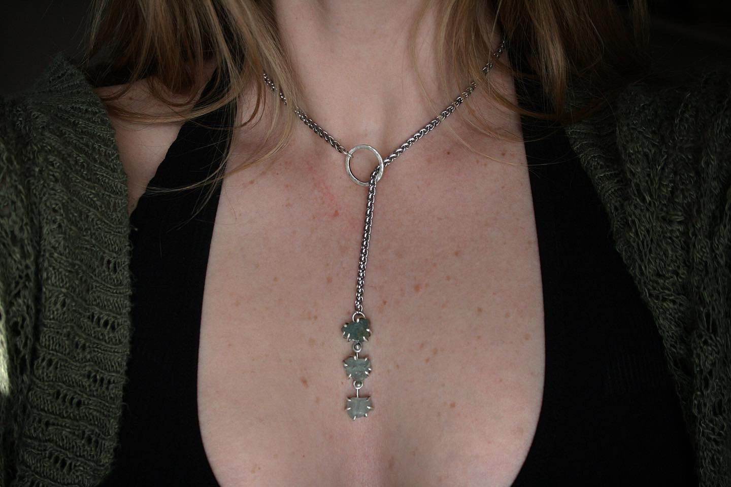 Aquamarine Lariat