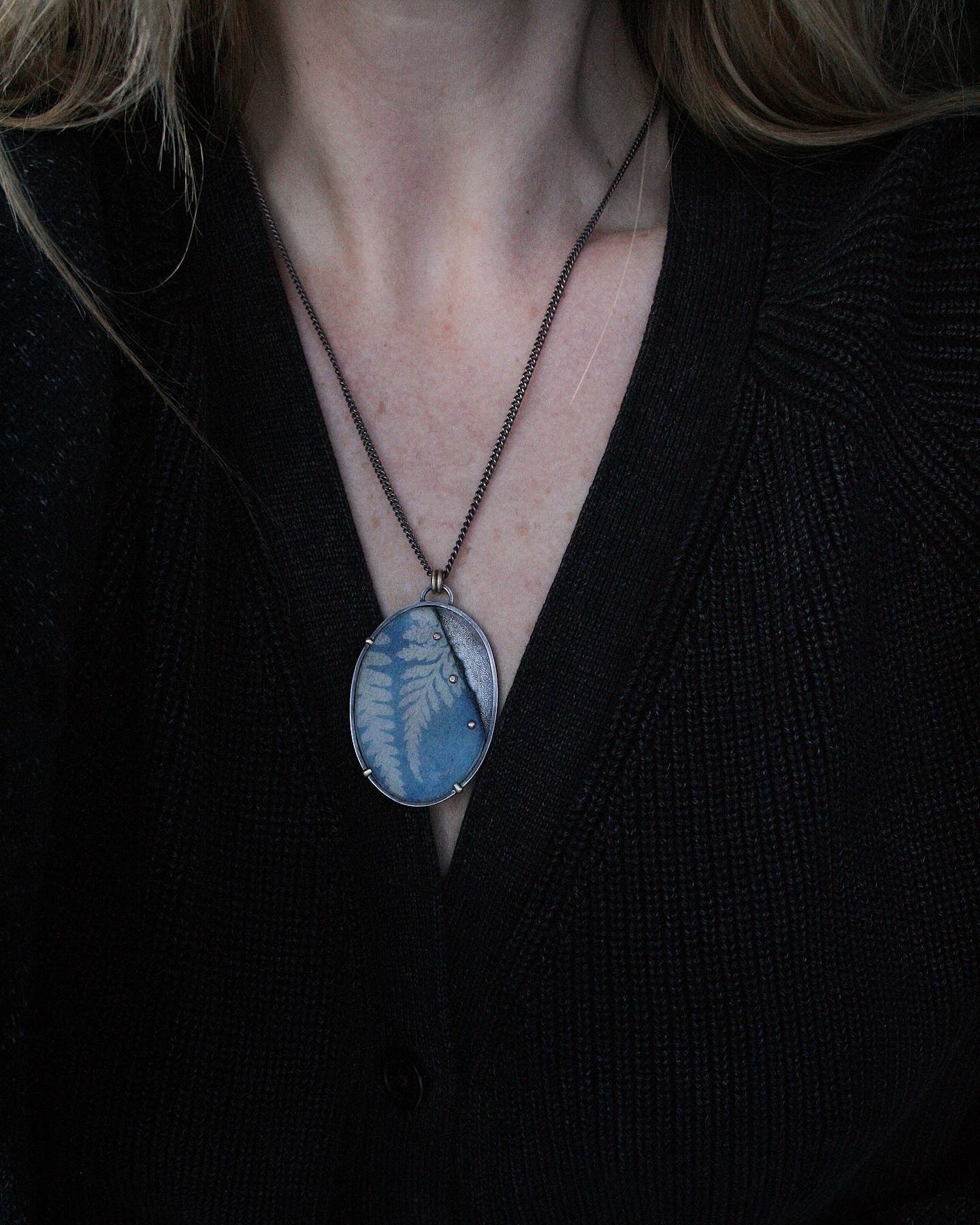 Botanical Rawhide Necklace