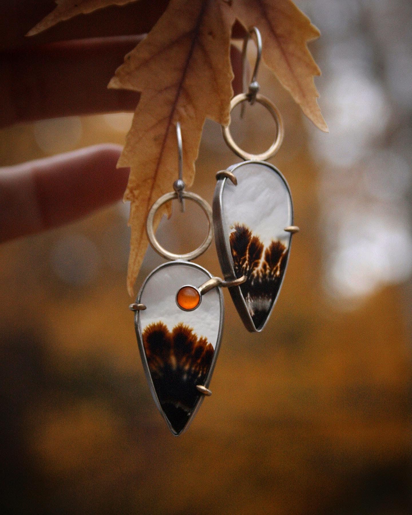 Blood Moon Earrings