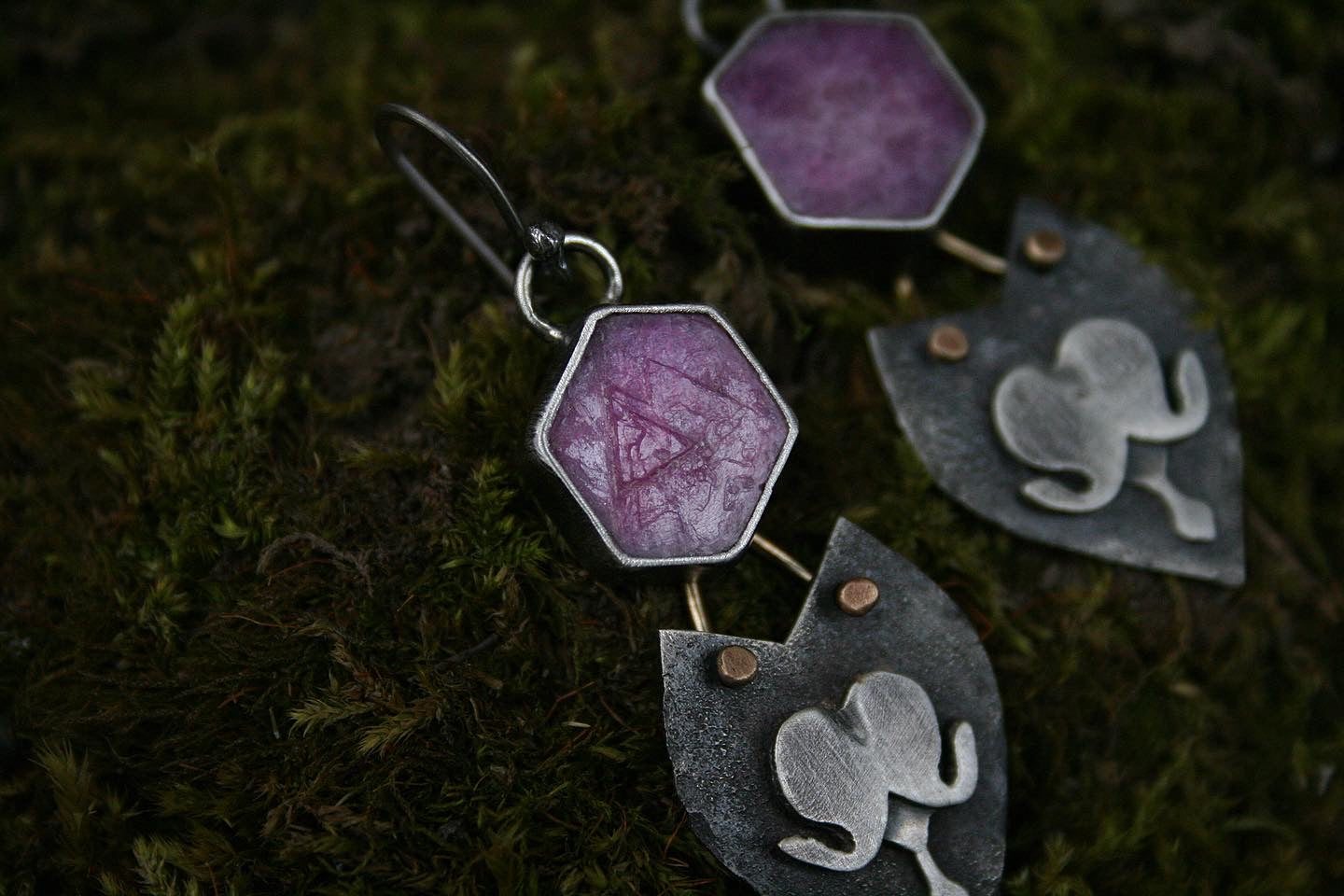 3-in-1 Bleeding Heart Earrings