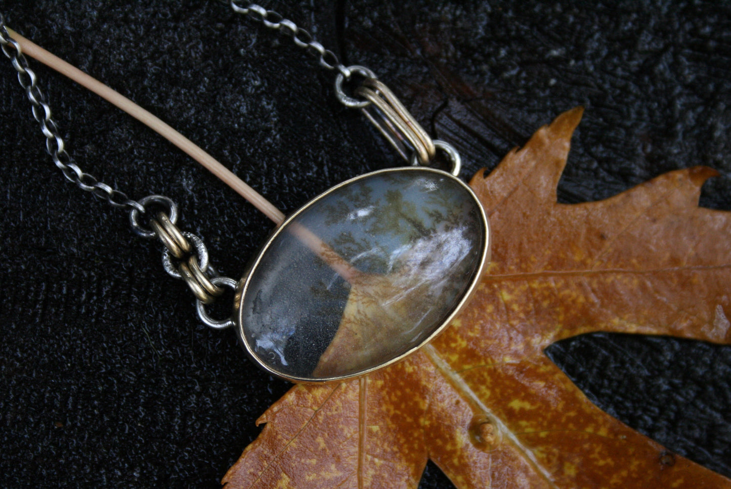 Dendritic Agate Necklace