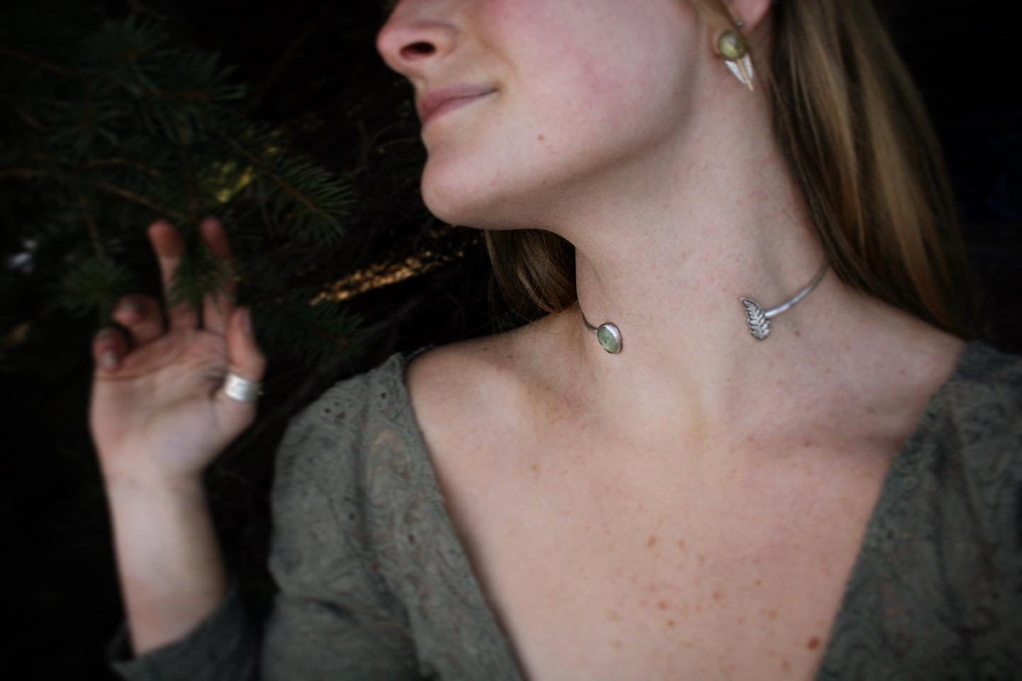 Prehnite Fern Choker