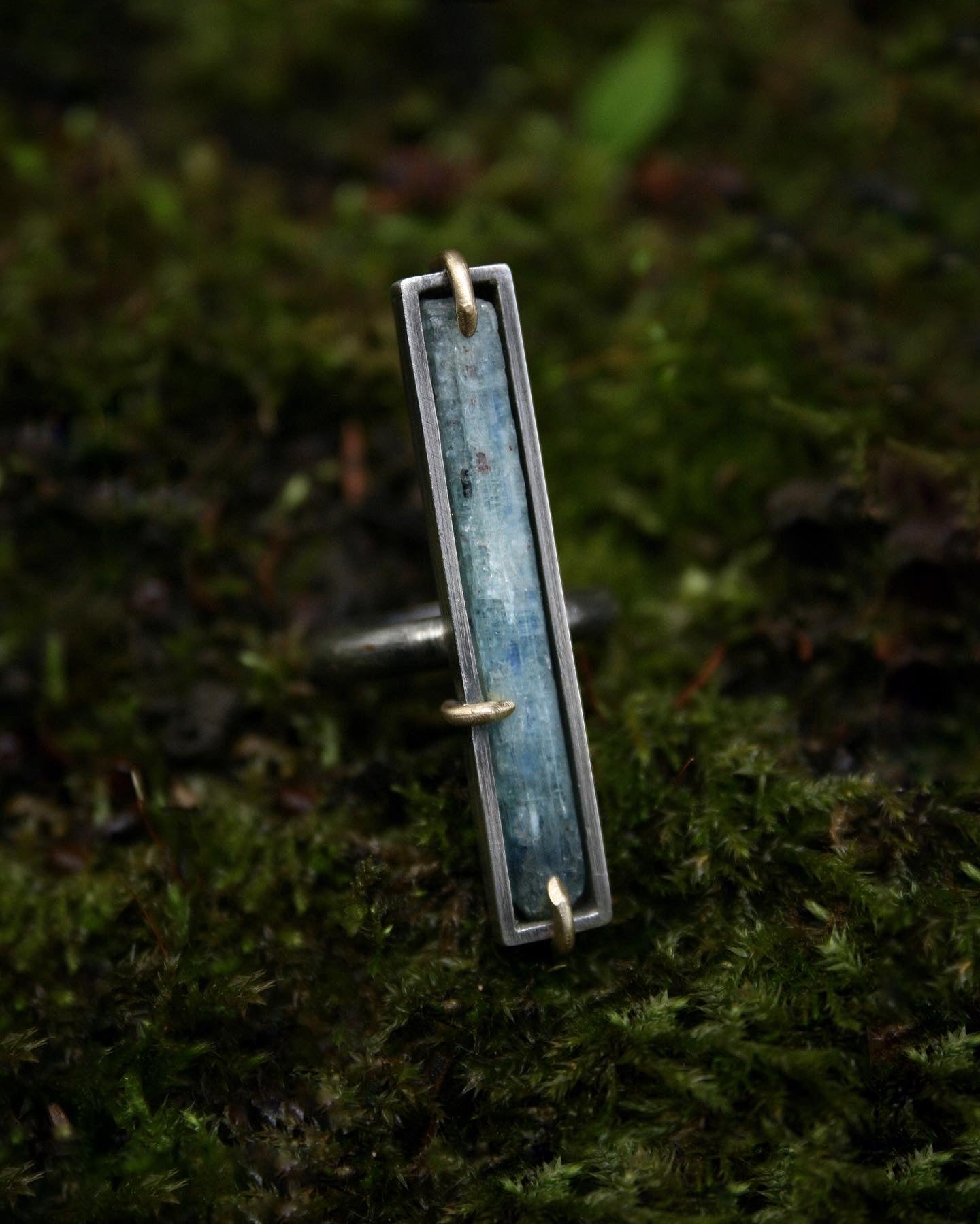 Raw Kyanite Ring // Size 6.75