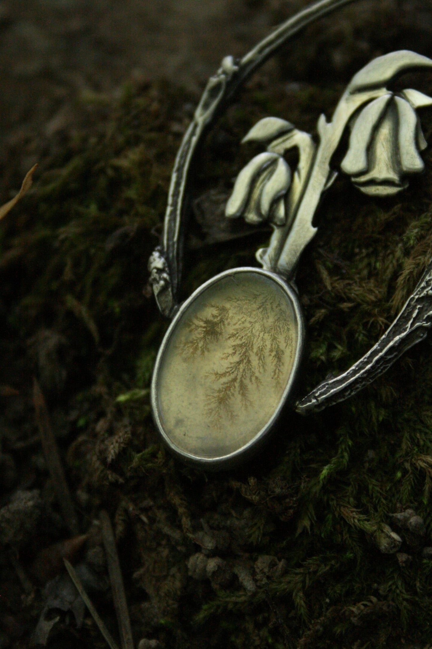 Indian Ghost Pipe Talisman - 18” chain