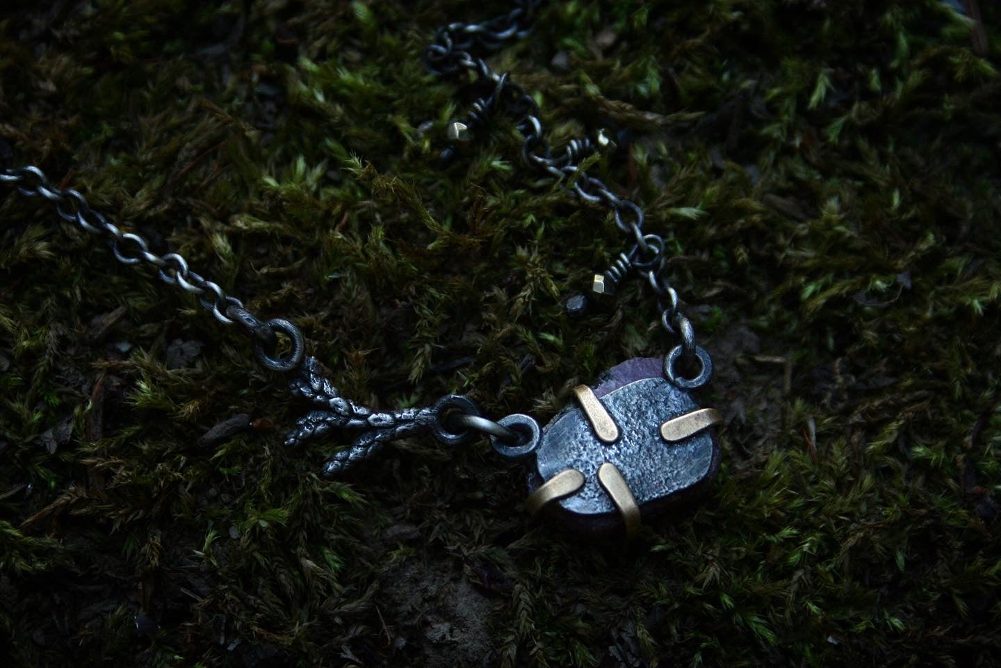 Ruby + Cedar Necklace