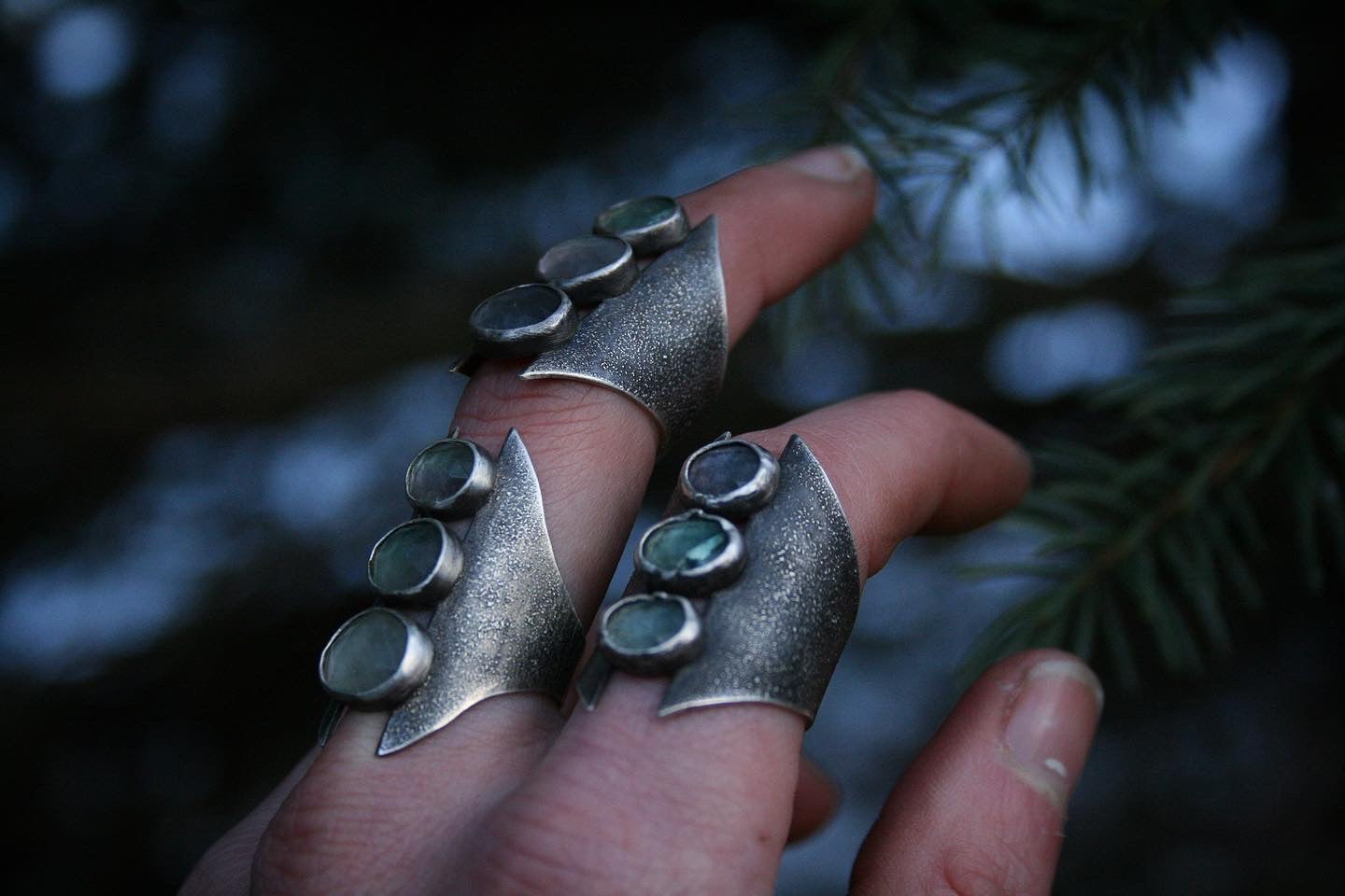 Fluorite Shield Rings