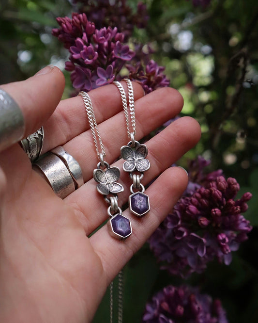 Lilac + Sheen Sapphire