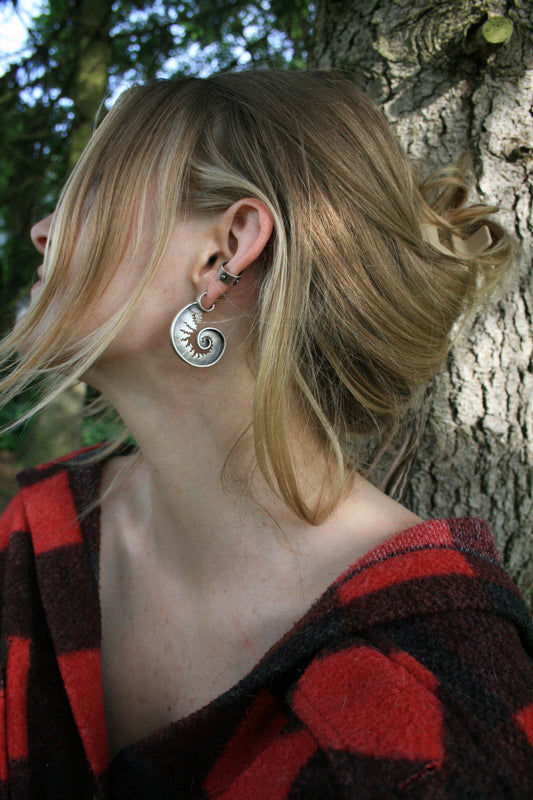 Fiddlehead Fern Earrings