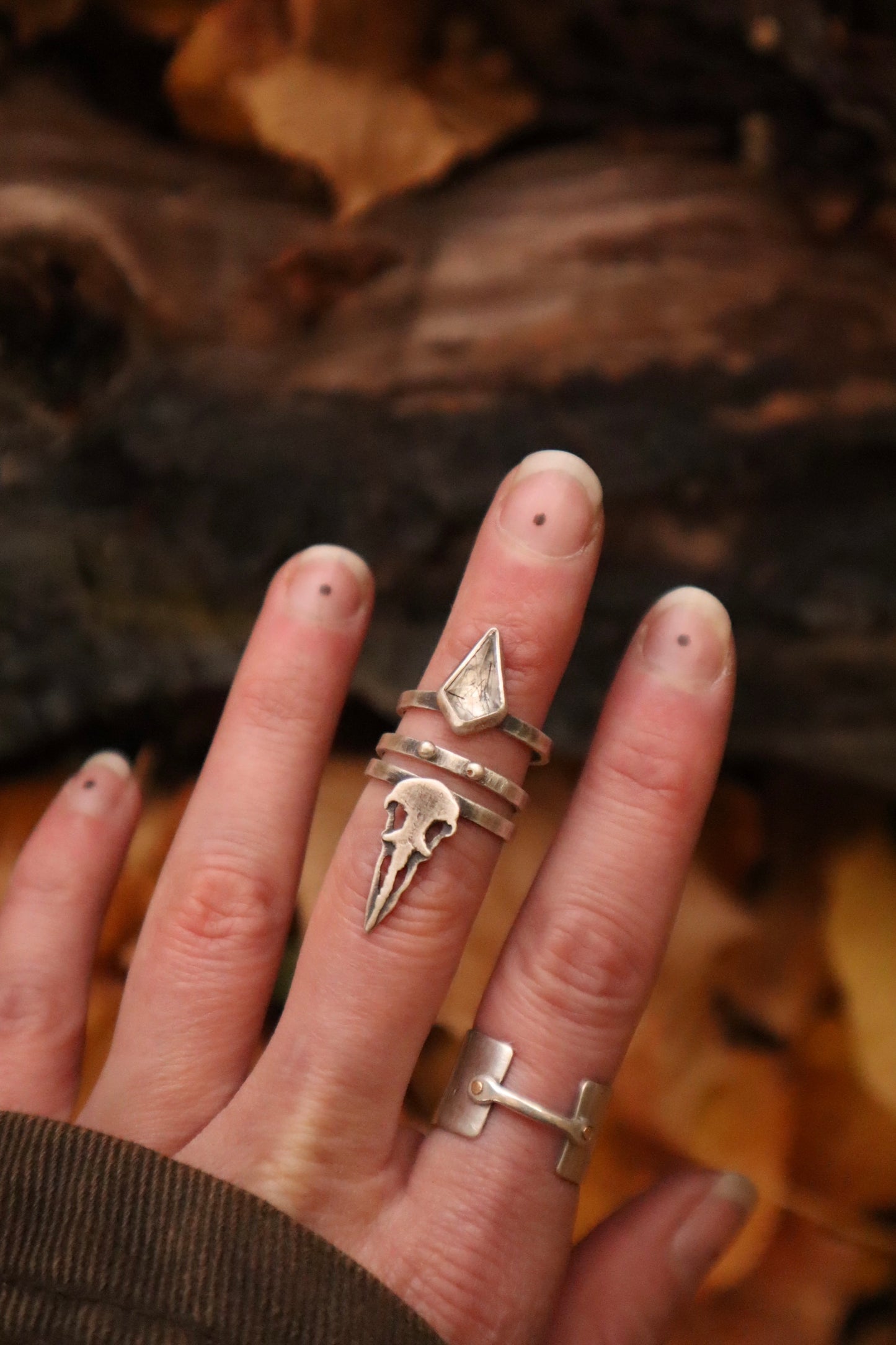 Raven + Quartz Set // Size 6