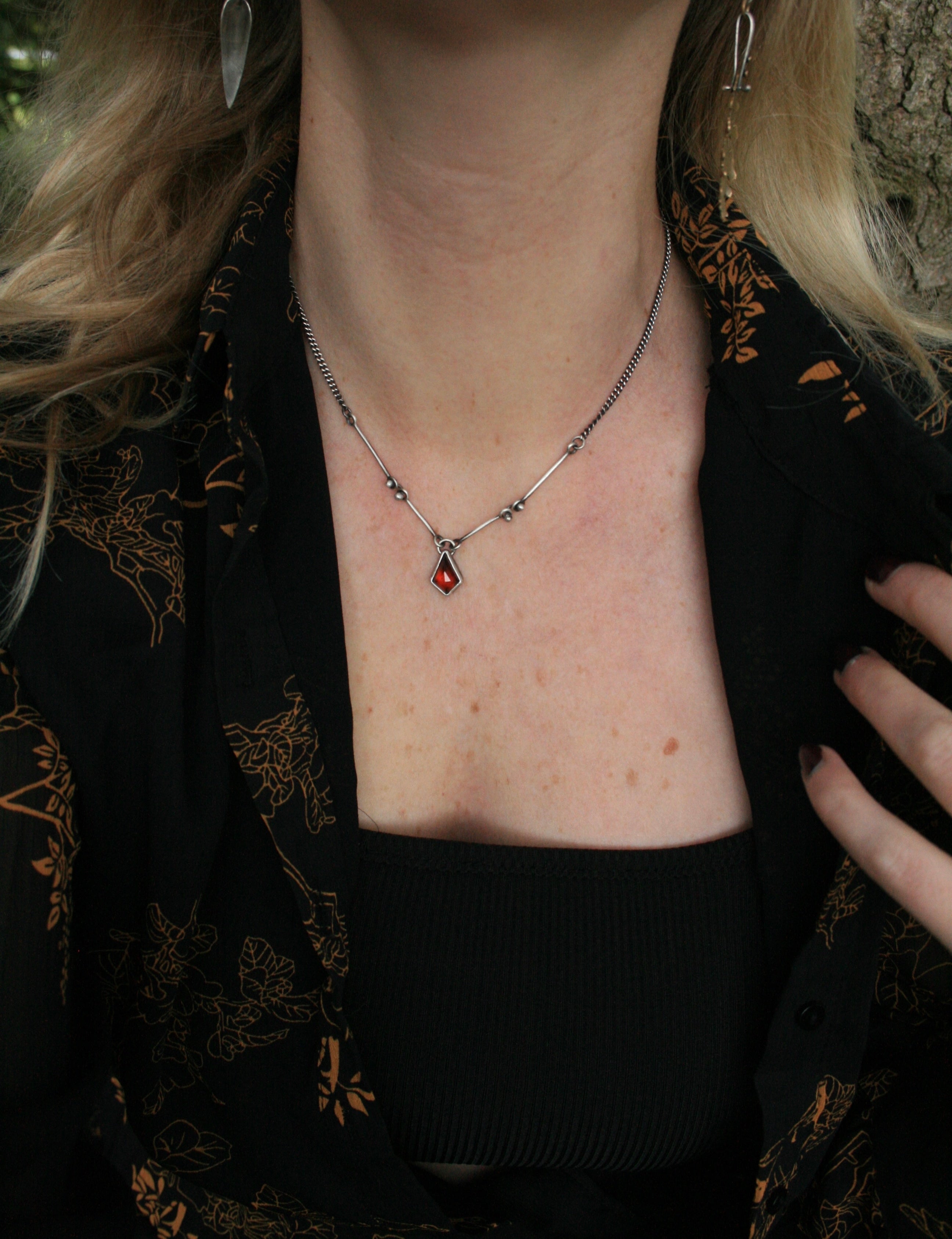 Hessonite Garnet Necklaces 2