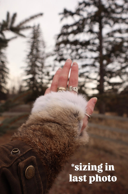Rabbit Fur Gloves