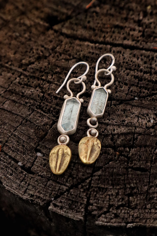 Aquamarine + Trilobite