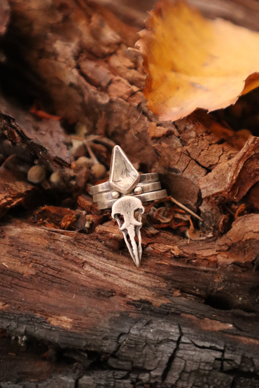 Raven + Quartz Set // Size 6