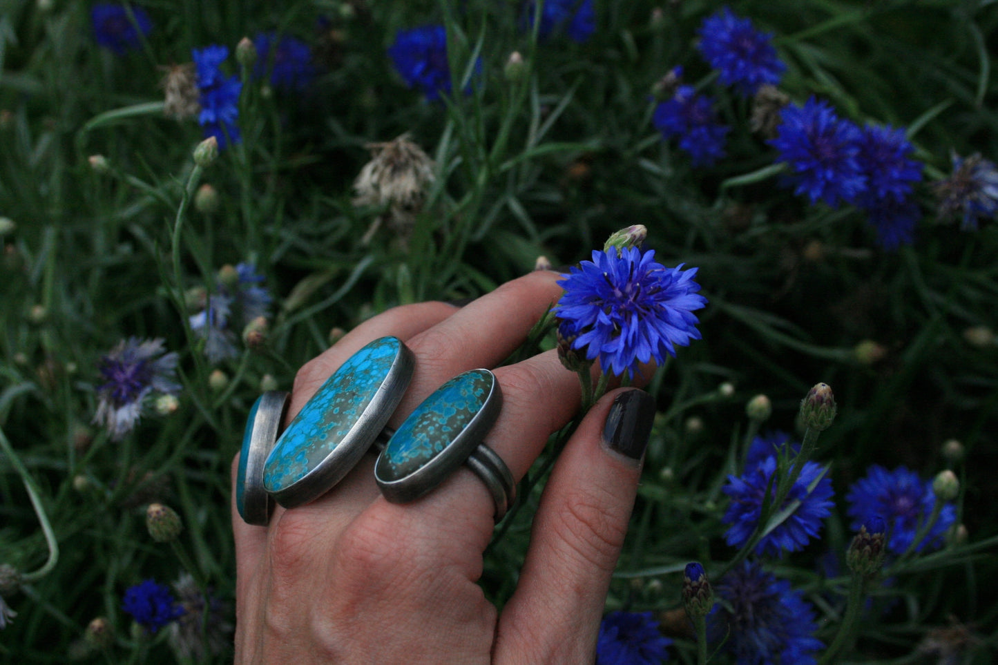 Pilot Mountain Turquoise Rings
