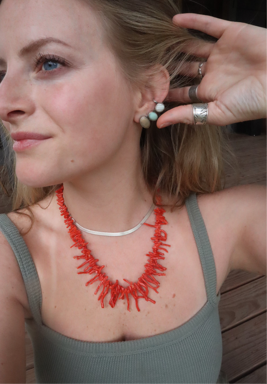 Turquoise Ear Climbers - SOLD INDIVIDUALLY