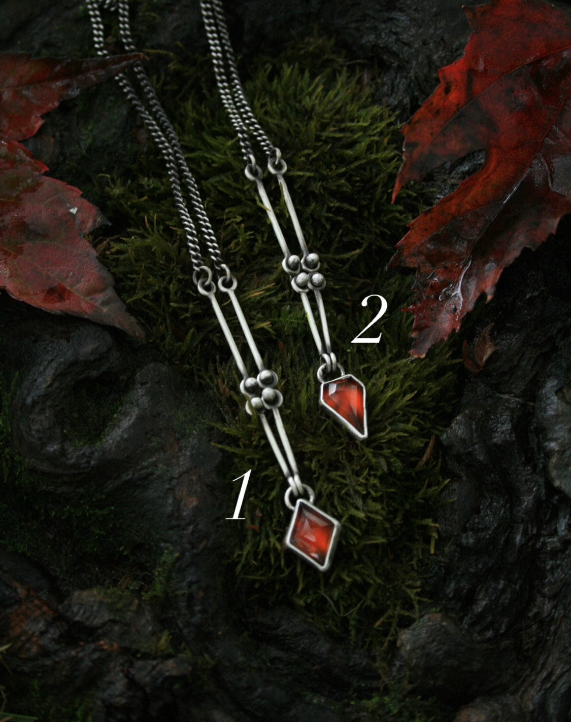 Hessonite Garnet Necklaces 2