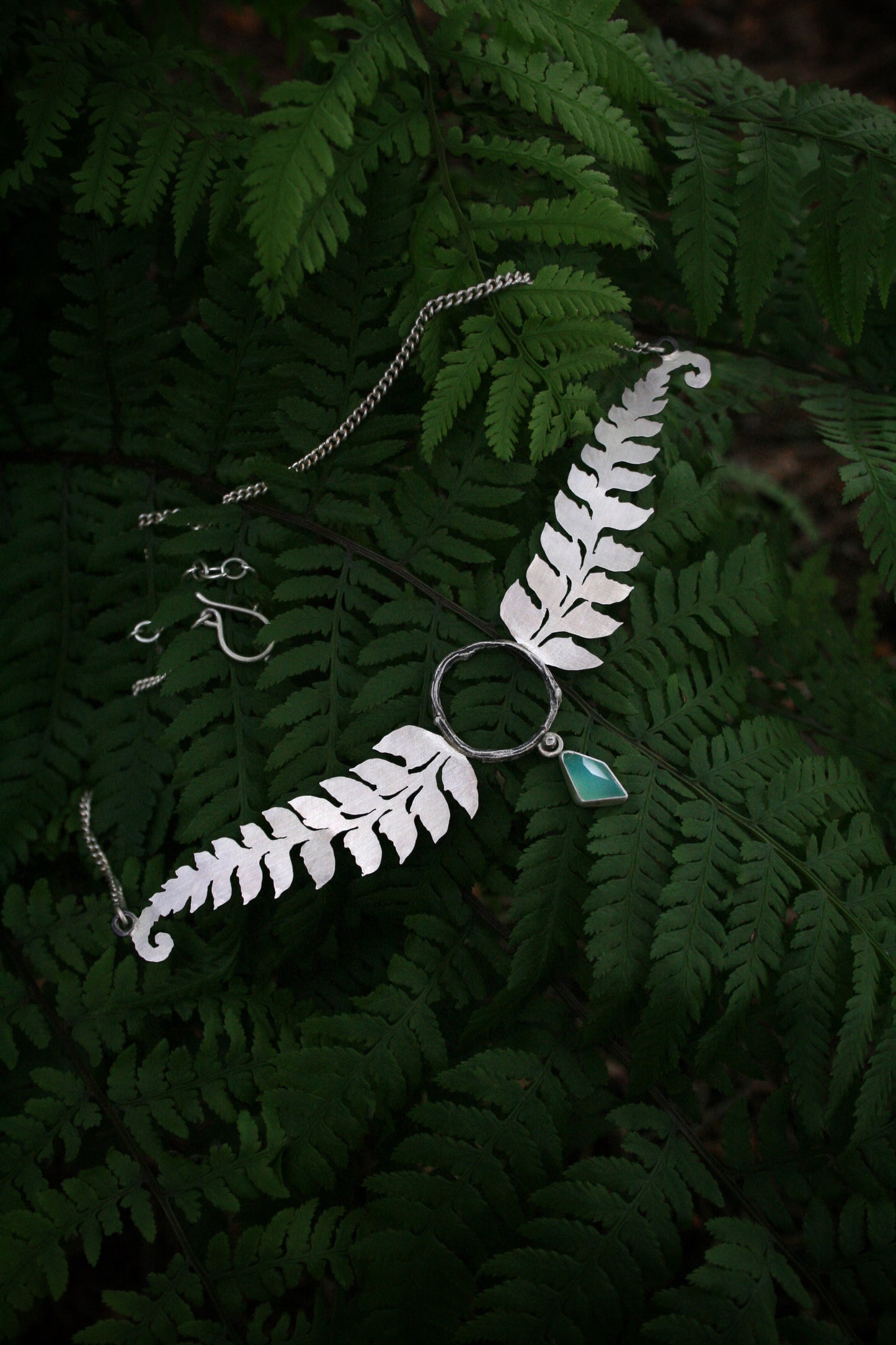 Unfurling Fern + Chrysoprase