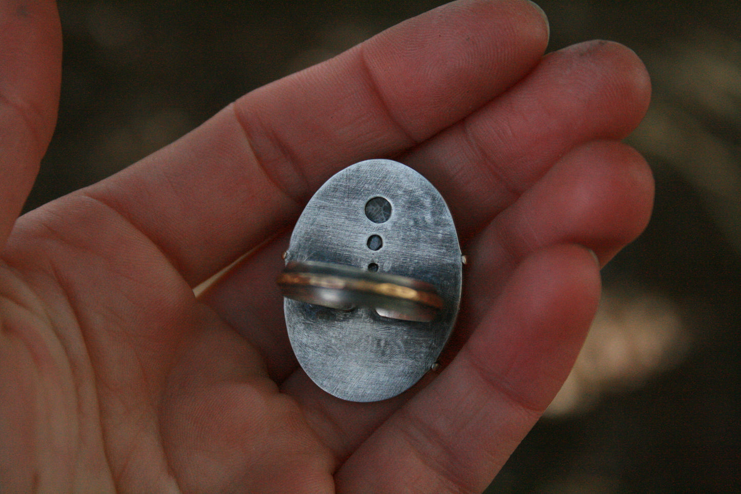 Petoskey Stone Ring // Size 8.25-8.5
