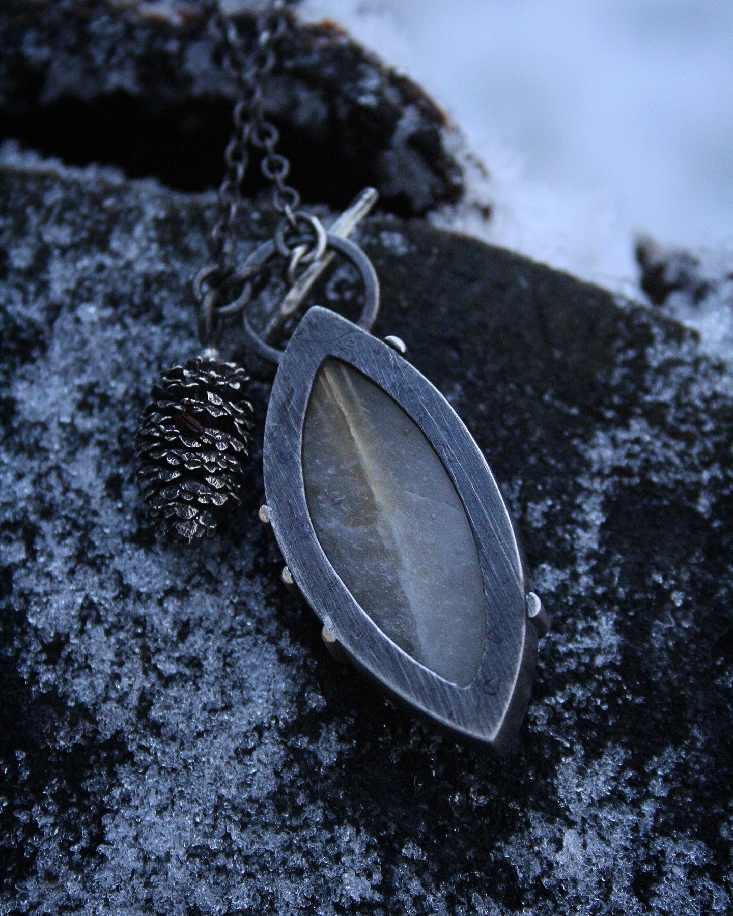 Raw Ice & Earth Necklace