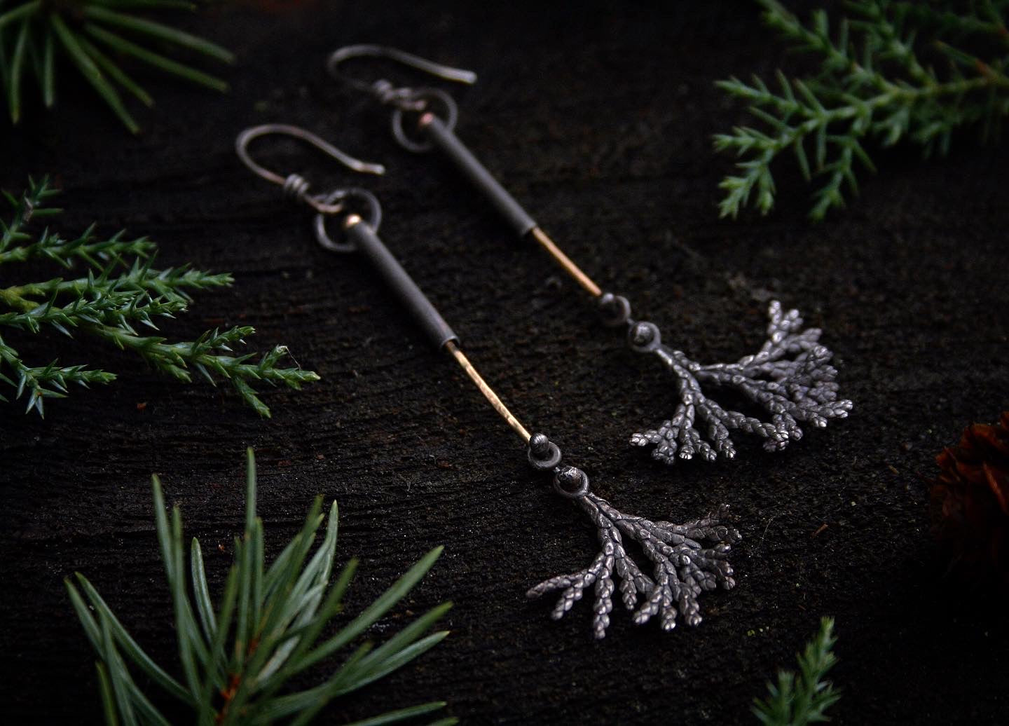 Cedar Post Earrings