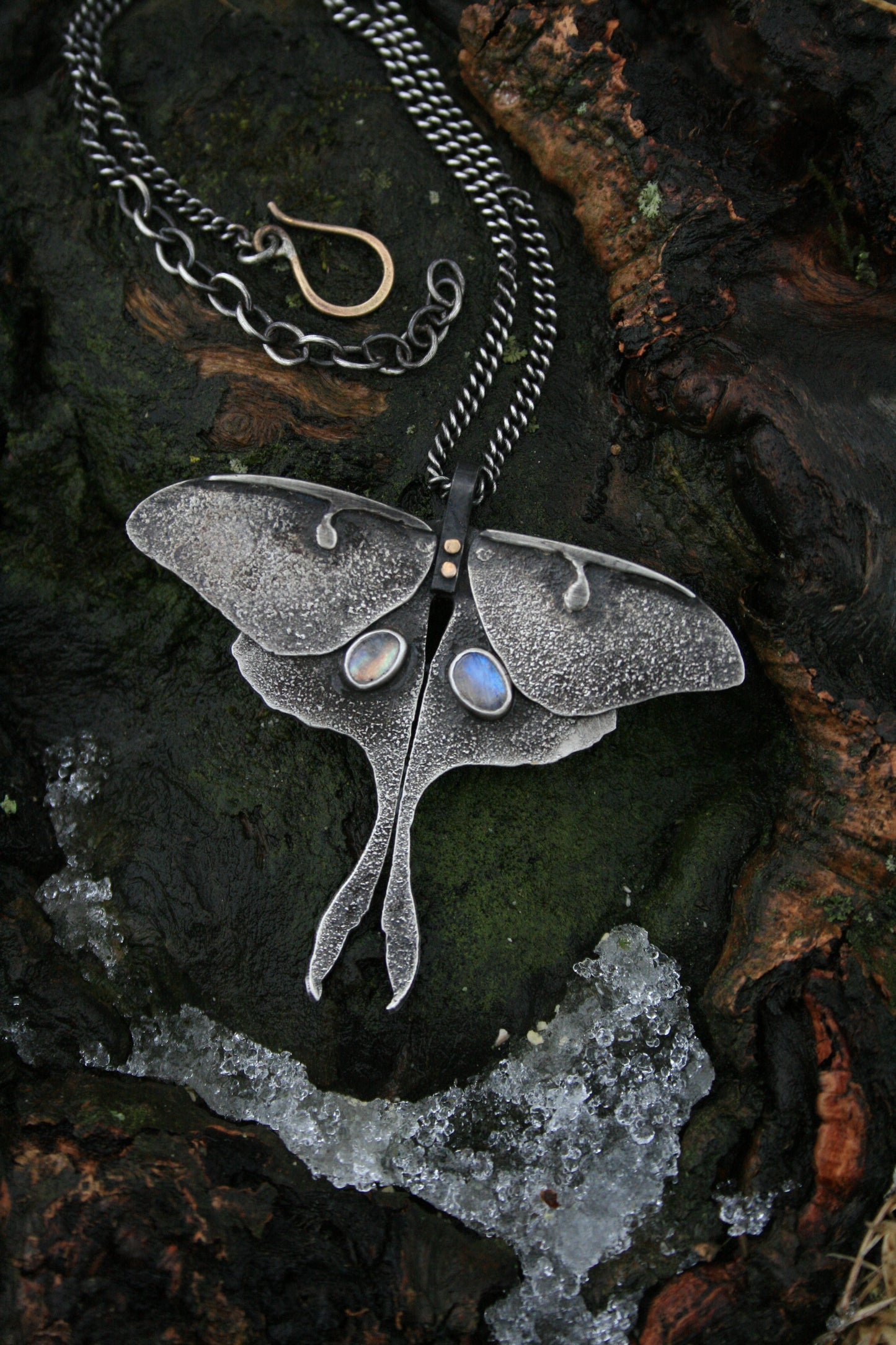 Luna Moth Necklace