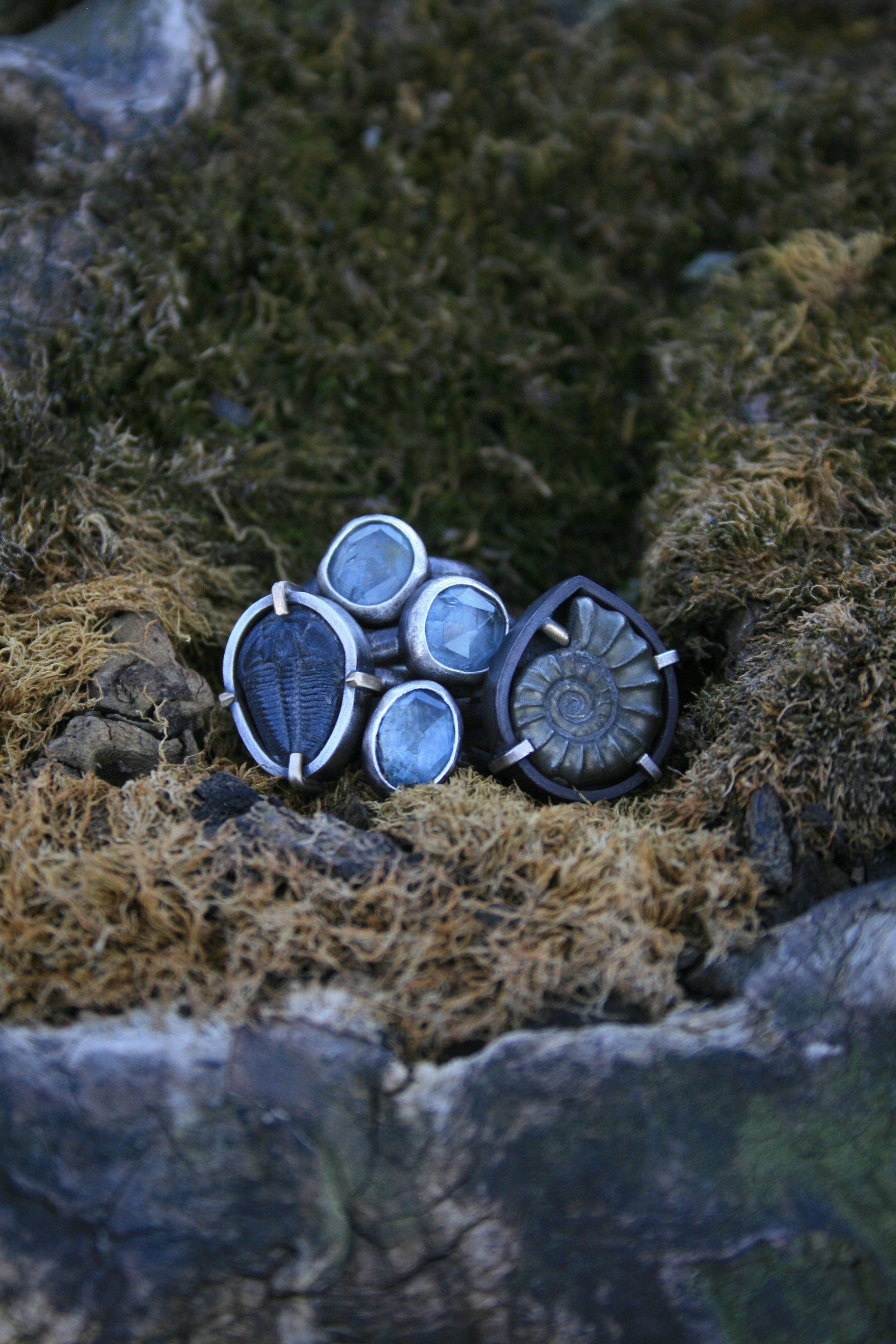 Aquamarine Rings