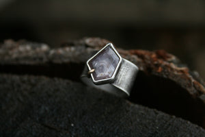 Sapphire Ring // Fits size 7.25