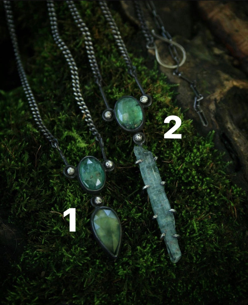 Double Stone Necklaces