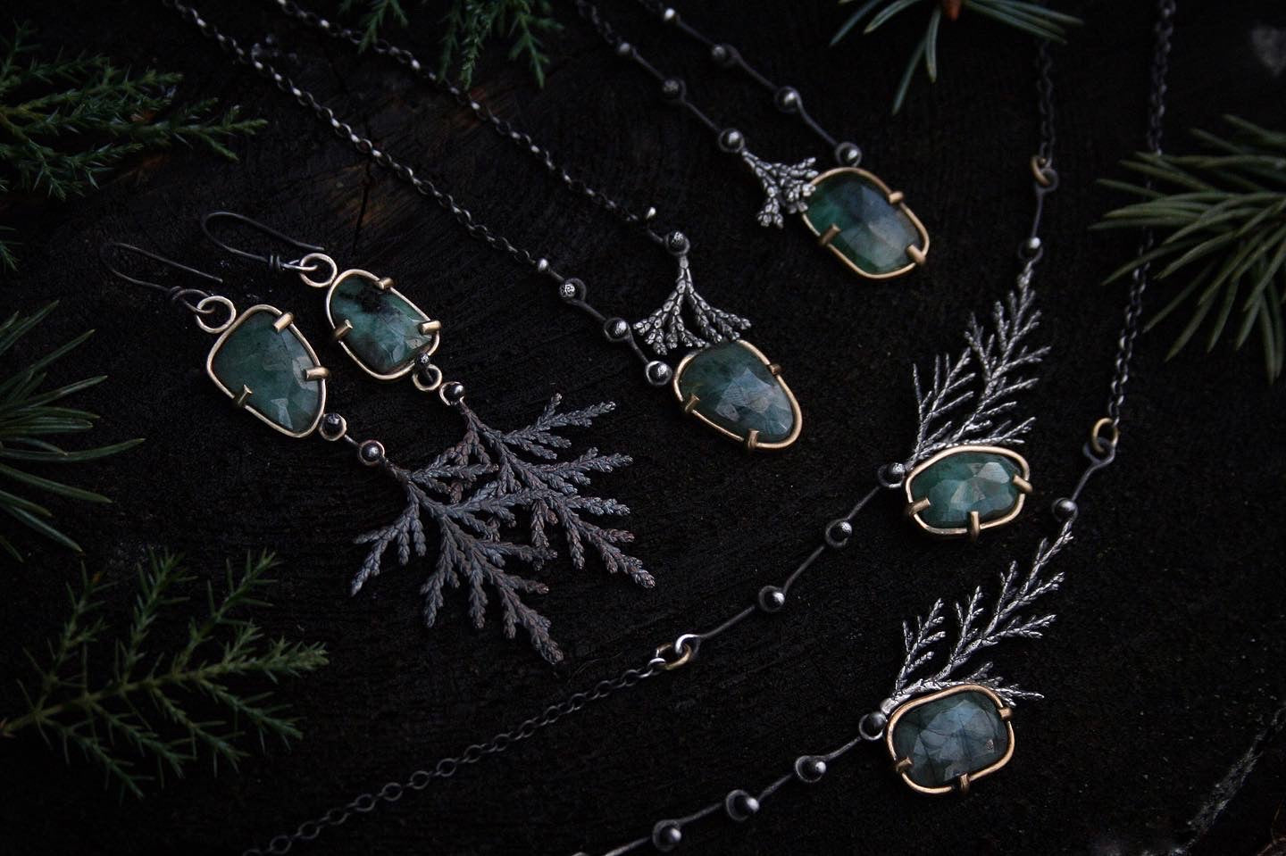 Emerald Forest Earrings