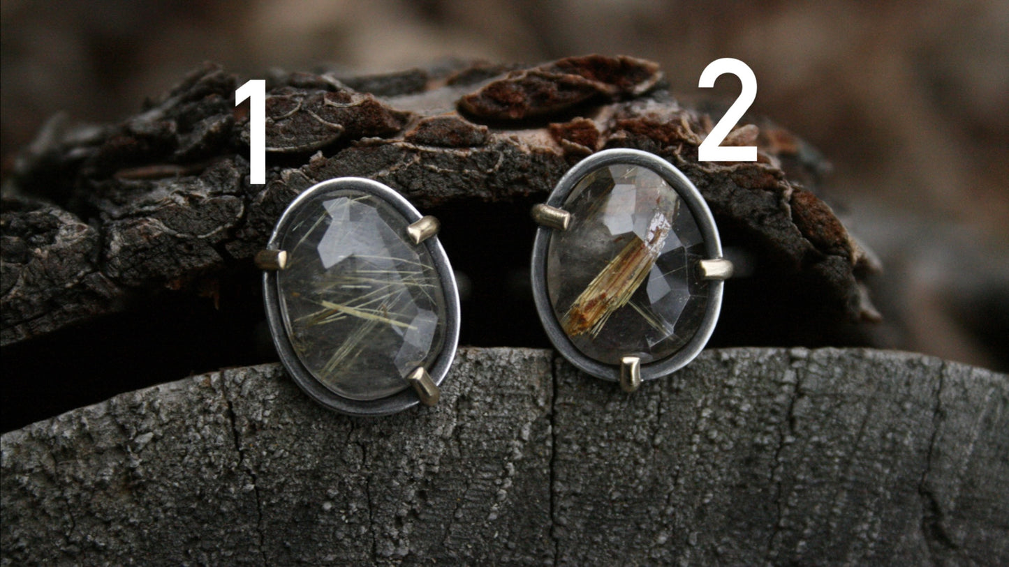 Rutilated Quartz Rings