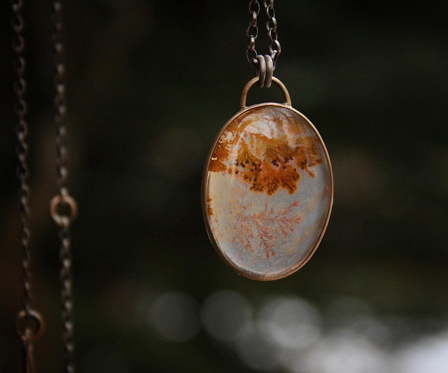 Dendritic Agate Necklace 2